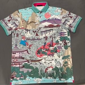 Greyson Multicolor Graphic Polo Shirt